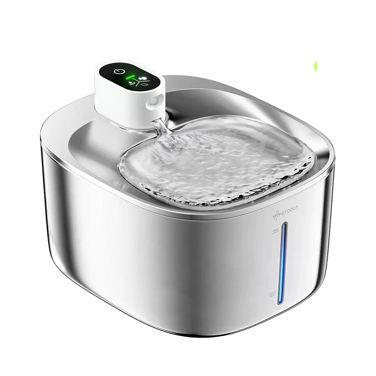 4L Wireless Stainless Steel Pet Water Fountain