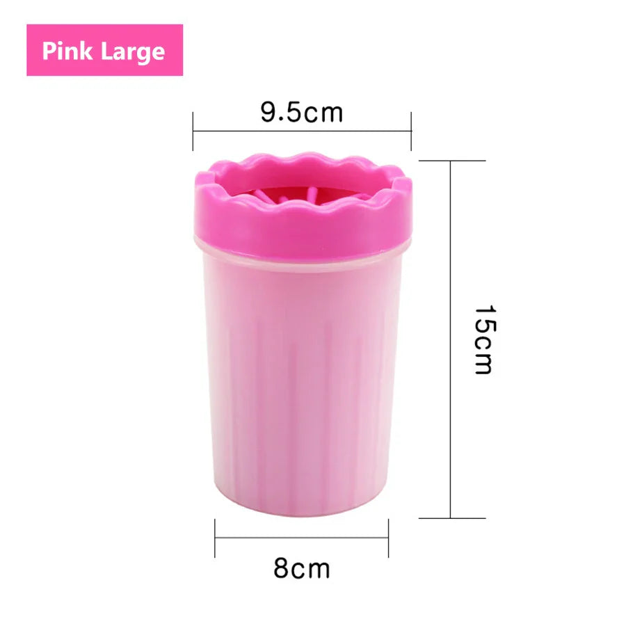 Pet Paw Cleaning Cup – Portable Silicone Dog & Cat Foot Washer | Removable Mud Cleaner (S/L/XL Sizes)